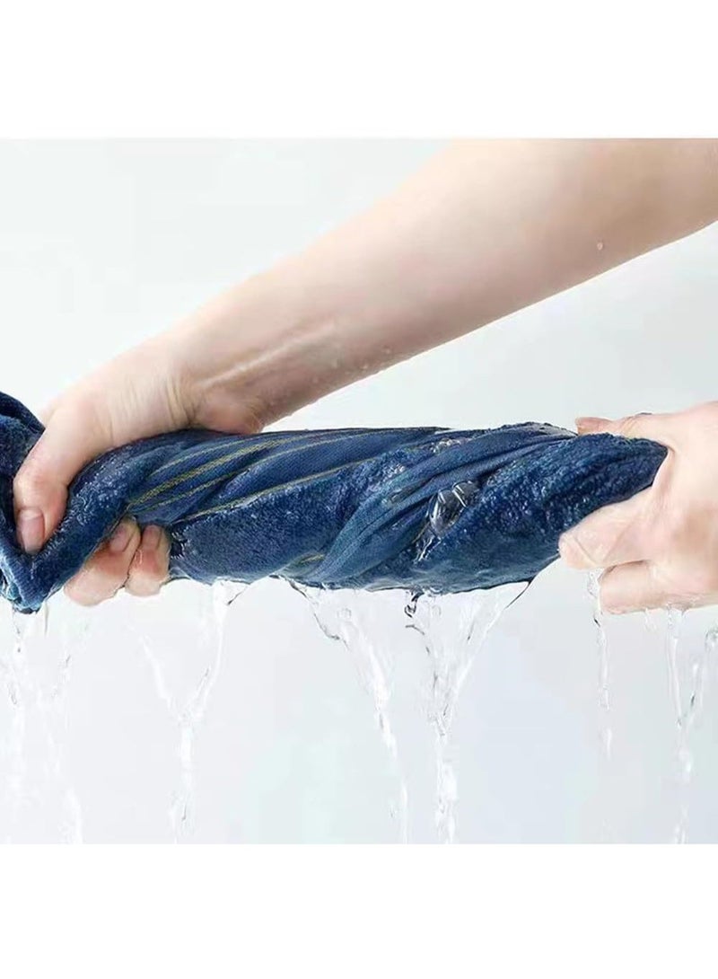 ChicAbode 3 حزمة مناشف اليد للحمام ، مناشف الوجه القطنية ، مجموعة مناشف اليد الزخرفية عالية الامتصاص للصالة الرياضية ، دش ، فندق ، سبا 34x74 سم - Image 4